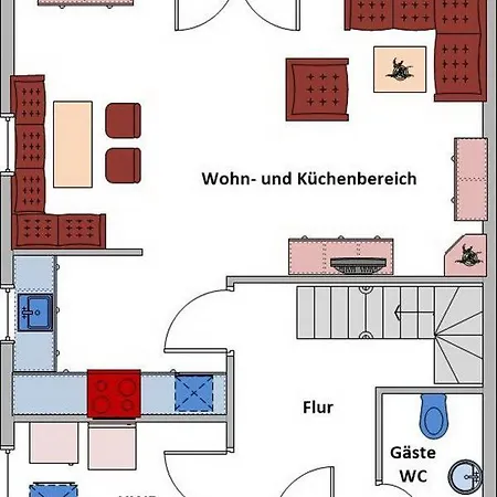 Doppelhaushälfte Huus Tähn * Böhl