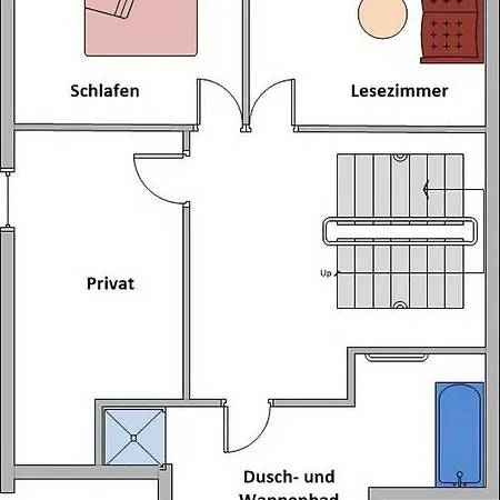 Ferienhaus Doppelhaushälfte Huus Tähn *